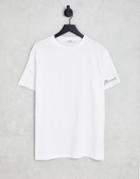 Na-kd Cotton Slogan T-shirt In White - White