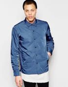 Cheap Monday Coach Jacket Shell Nylon In Blue - Daft Blue