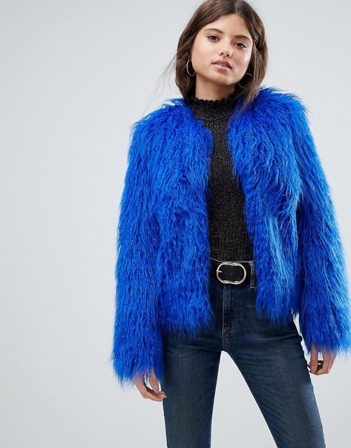 Asos Mongolian Faux Fur Jacket