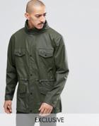 Rains Waterproof 4 Pocket Jacket - Green