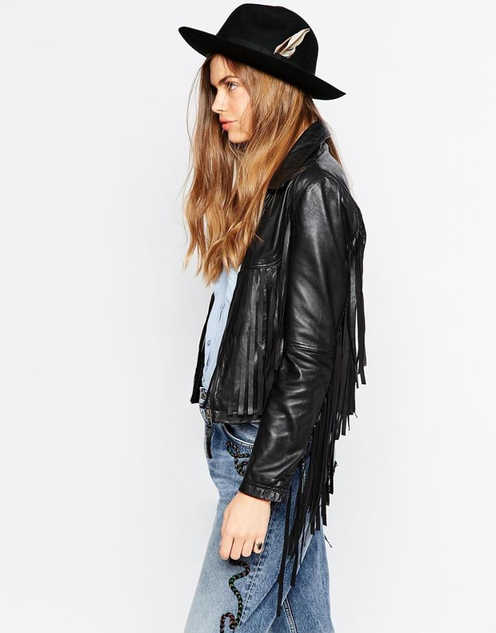 Christys' Grosvenor Wool Felt Fedora - Black