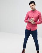 Farah Farley Slim Fit Button Down Shirt In Pink - Pink