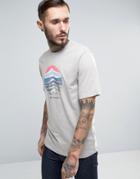 Columbia Mountain Sunset T-shirt In Gray Marl - Gray