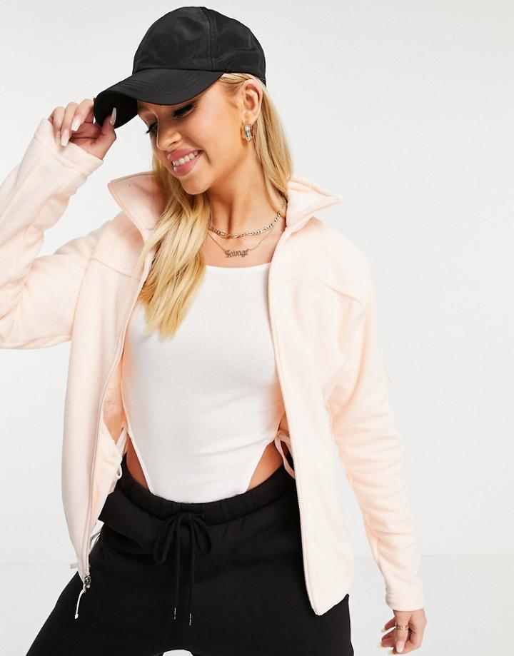 Columbia Fast Trek Full Zip Fleece In Pink