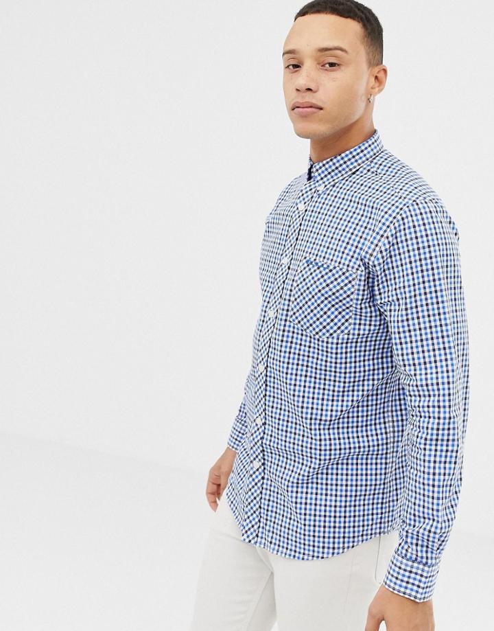 Ben Sherman Gingham Shirt - Blue