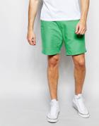 Farah Chino Shorts In Oxford Cotton - Mint