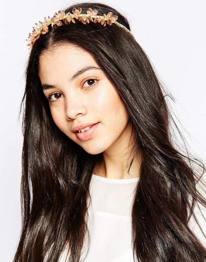 Neve & Eve Jewel Hair Crown - Amber