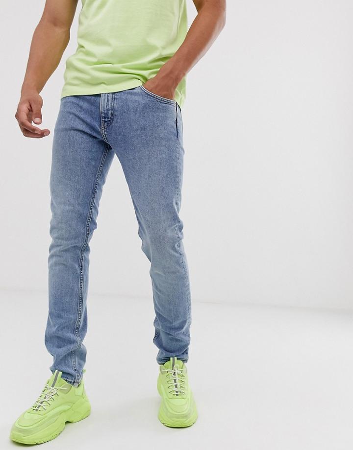 Weekday Friday Slim Jeans Natas Blue