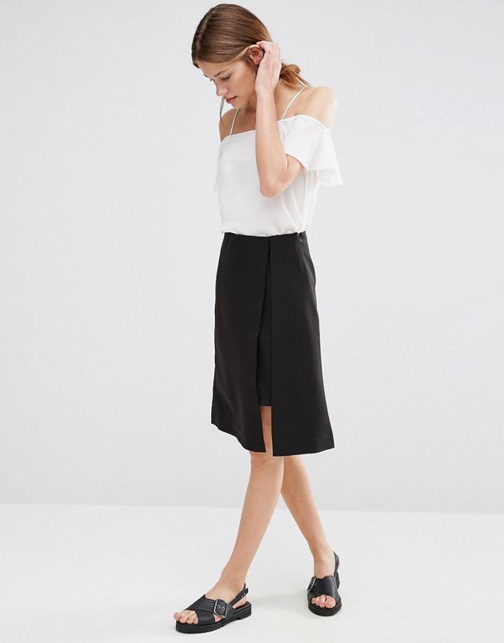 Just Female Hattie Skirt - Black