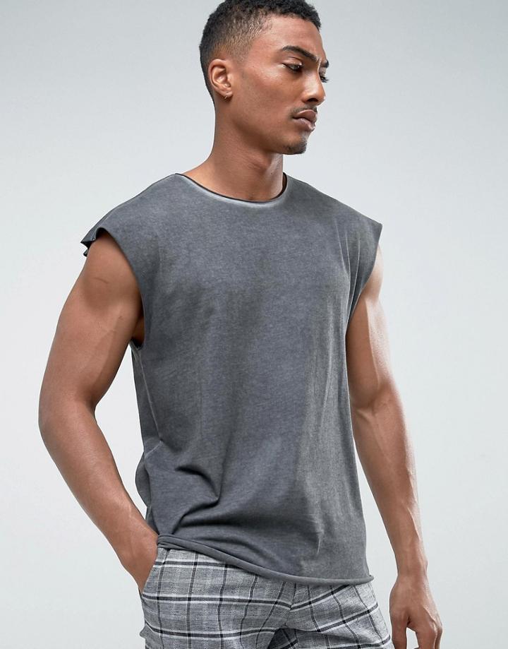 Weekday Sly Washed T-shirt - Black