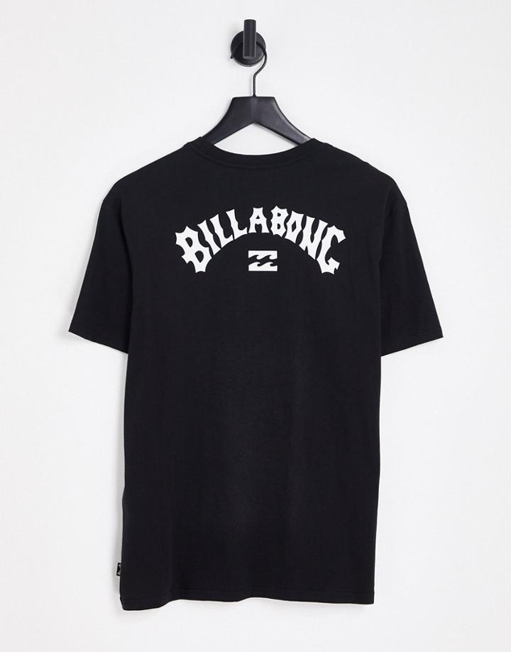 Billabong Arch Wave T-shirt In Black