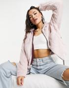 Columbia Bundle Up Full Zip Fleece In Pink/burgundy