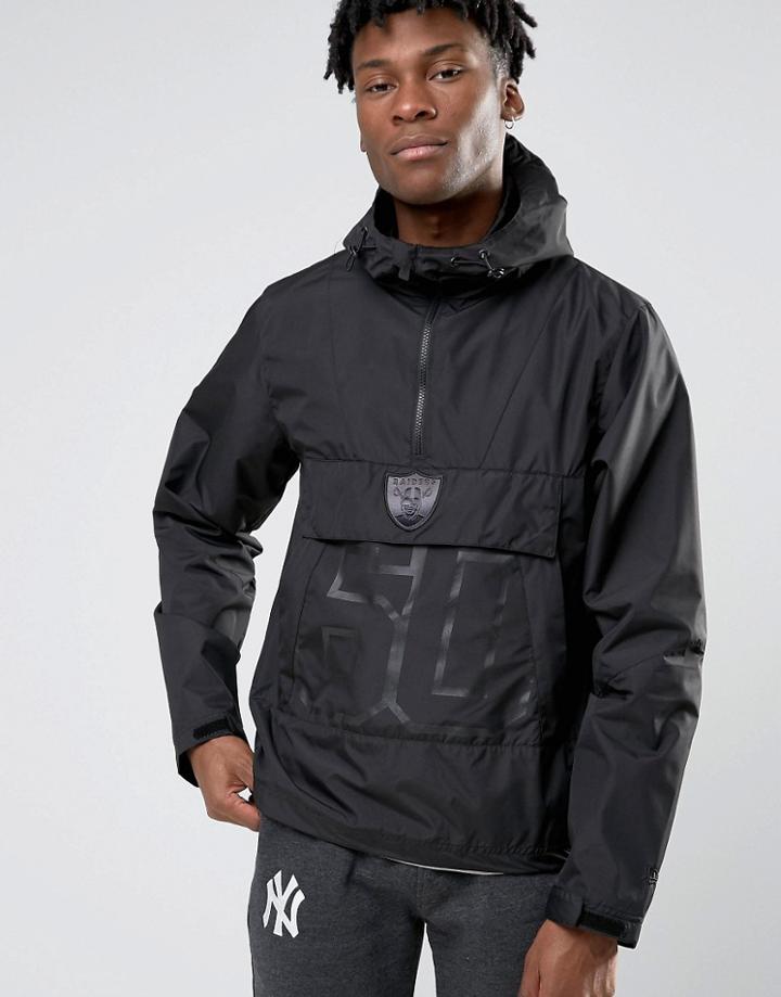 New Era Nfl Overhead Jacket - Black