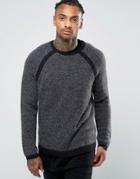 Asos Sweater With Alpaca Yarn - Gray