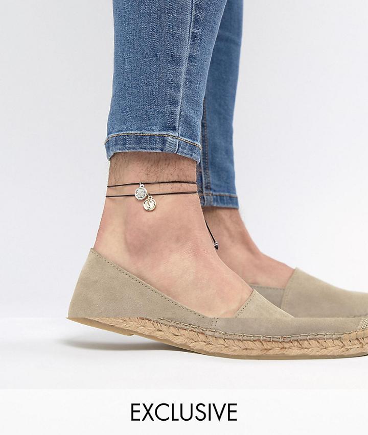 Reclaimed Vintage Inspired Gold & Silver Charm Anklets In 2 Pack Exclusive To Asos - Silver