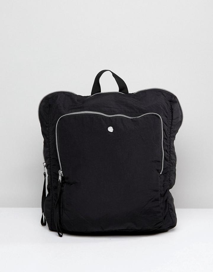 Cheap Monday Zip Backpack Black - Black