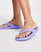 Crocs Classic Flip Flop Sandals In Digital Violet-purple