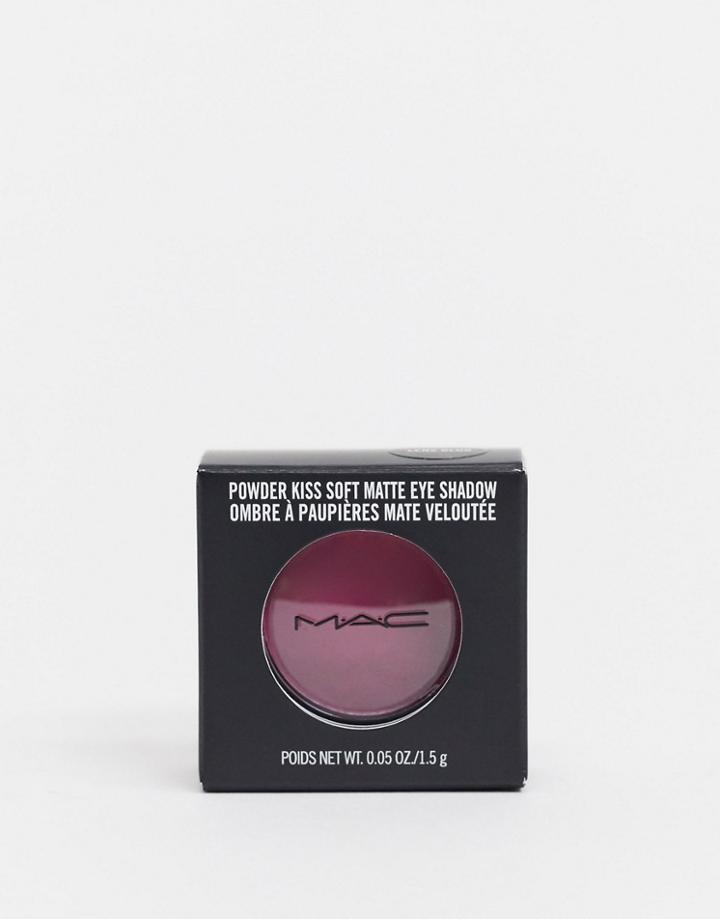 Mac Powder Kiss Eyeshadow - Lens Blur-purple