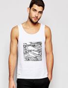 Native Youth Tank With Graphic Print - White