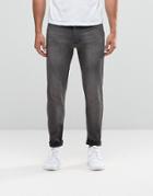 Antioch Spray On Skinny Jeans In Washed Gray - Gray