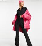 Collusion Polo Rib Flare Jumpsuit In Black