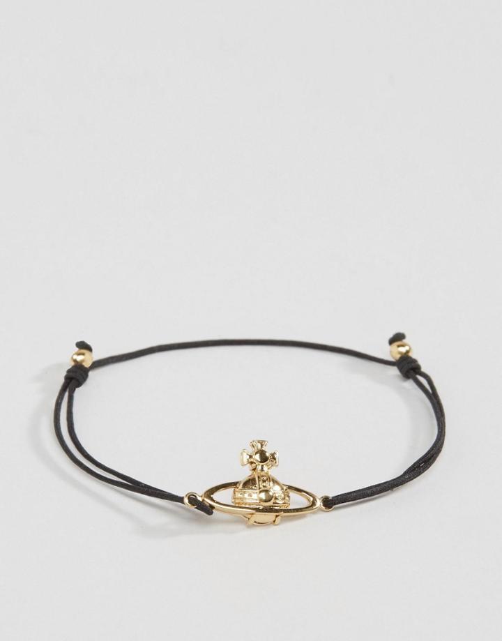 Vivienne Westwood Suzie Friendship Bracelet - Black Gold