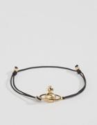 Vivienne Westwood Suzie Friendship Bracelet - Black Gold