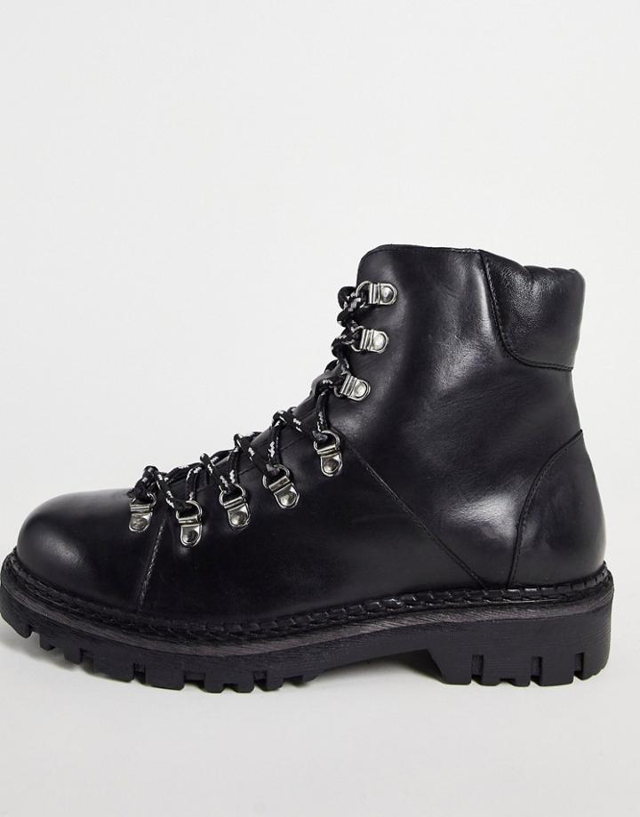 Bolongaro Trevor Hobart Leather Boots-black