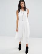 Raga Sheer Love Midi Dress - White