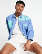 Quiksilver X The Stranger Things Lenora Hills Hawkins Jacket In Blue-gray