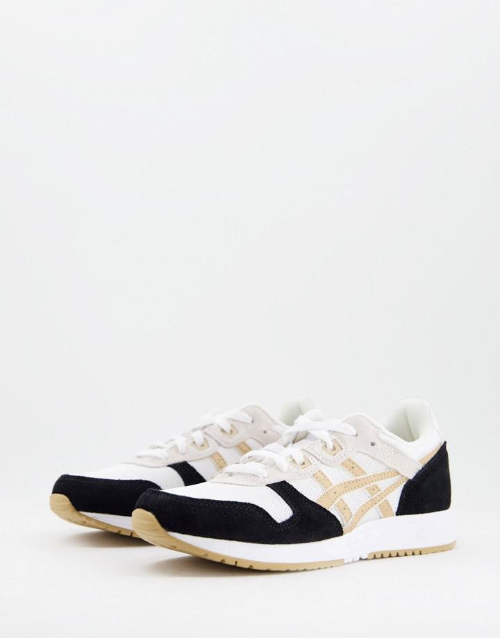 Asics Lyte Classic Sneakers In White And Gold