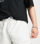 Collusion Nylon Shorts In Ecru-white