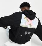 Collusion Oversized Coordinating Hoodie With Print In Black