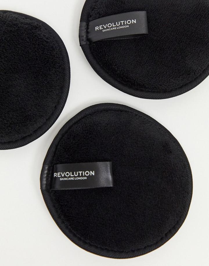 Revolution Skincare Reusable Face Cleansing Cushions-no Color