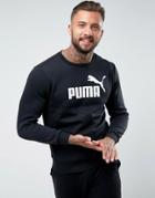 Puma Ess No.1 Crewneck Sweatshirt In Black 83825201 - Black