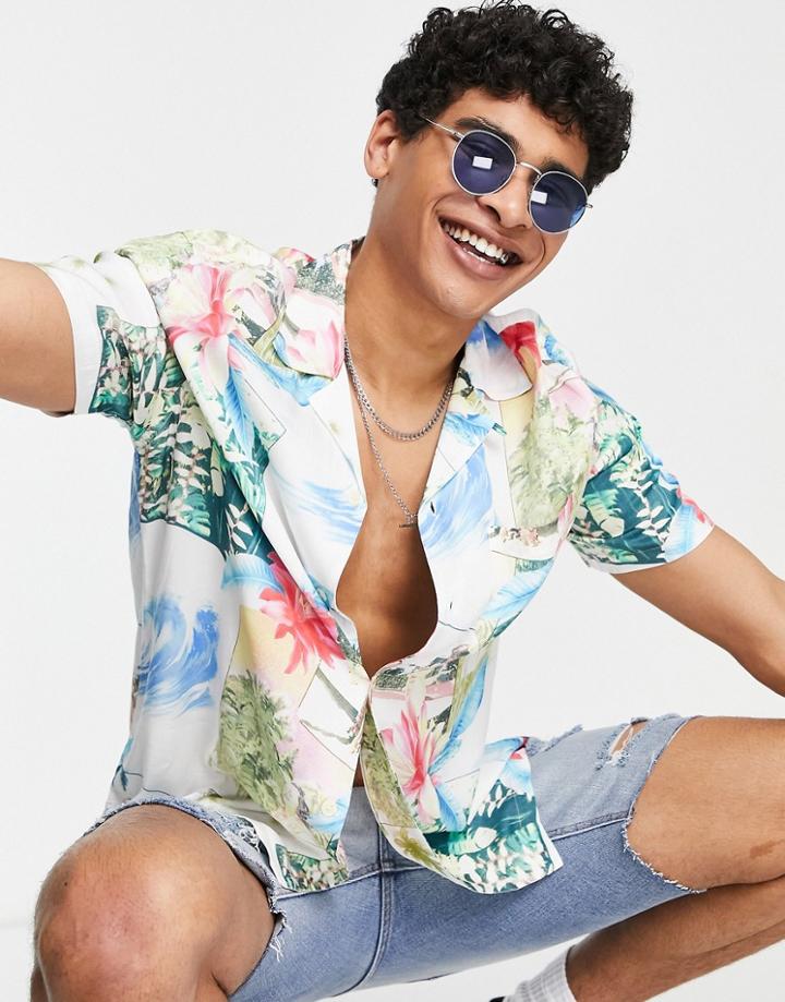 Allsaints Kamakou Shirt In Multi