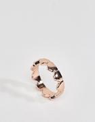 Asos Heart Ring - Copper