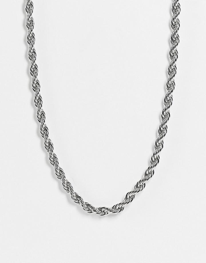 Aldo Umohagan Twisted Necklace In Silver