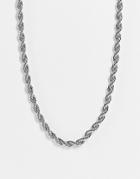 Aldo Umohagan Twisted Necklace In Silver