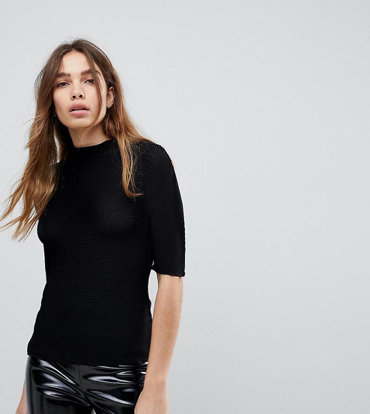 Weekday Waffle Pleat Top