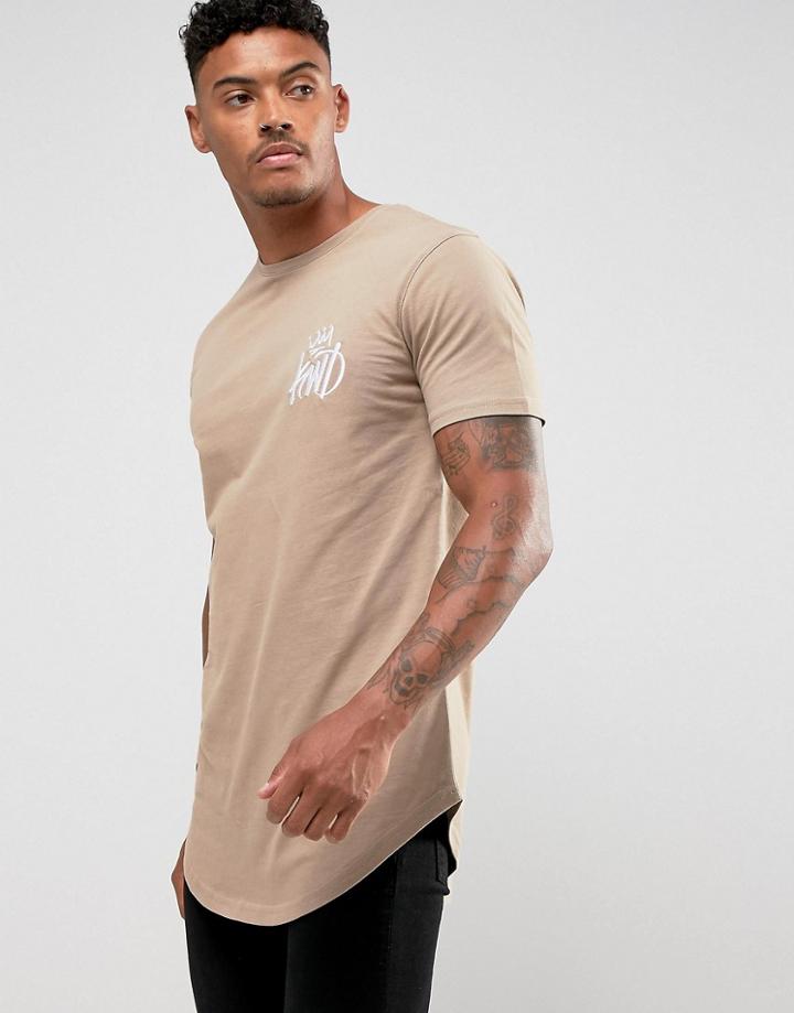 Kings Will Dream T-shirt In Stone With Logo - Stone