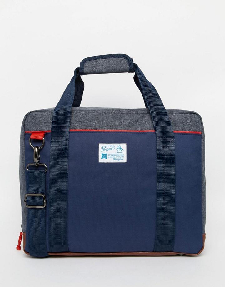 Original Penguin Color Block Festival Bag - Blue