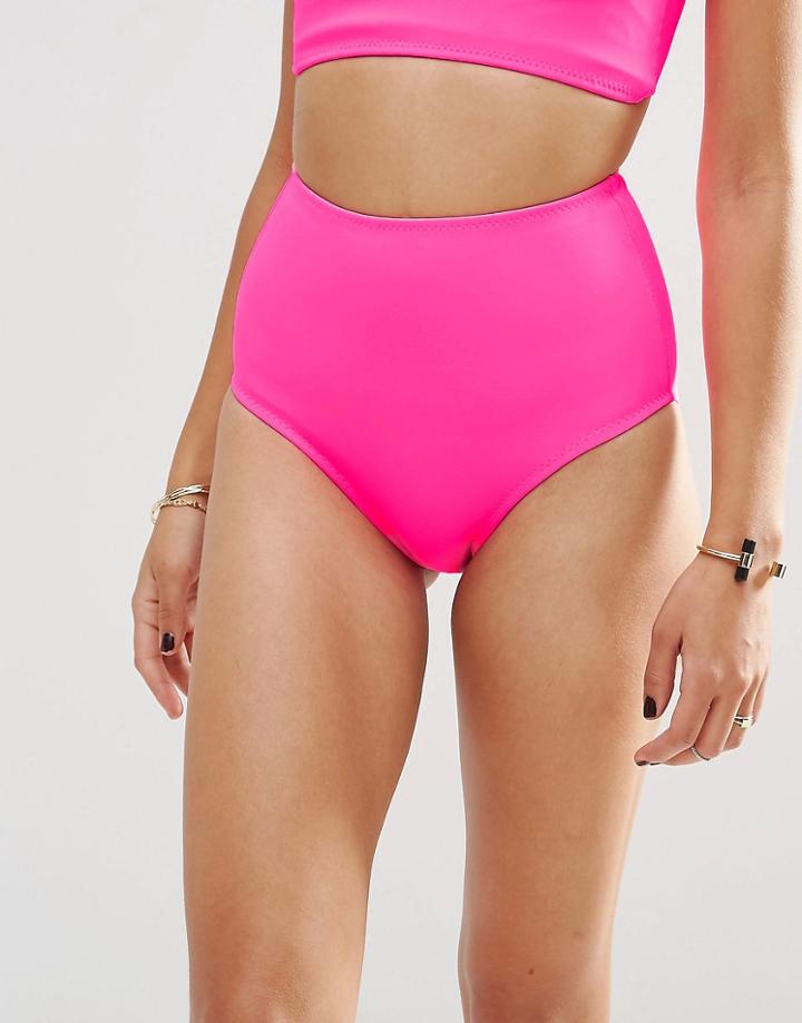 Phax High Waist Bikini Bottoms - 655 Rosa Spark