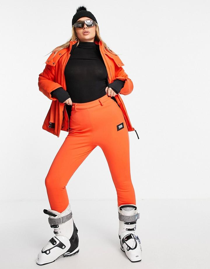Asos 4505 Ski Skinny Ski Pants With Stirrup-red