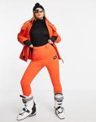 Asos 4505 Ski Skinny Ski Pants With Stirrup-red