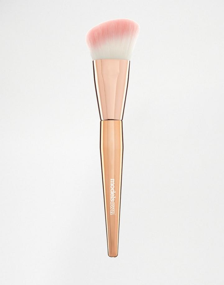 Models Own Rose Gold Domed Contouring Brush - Domed Contouring
