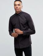 Jack & Jones Premium Long Sleeve Slim Smart Shirt In Check - Red