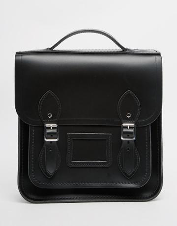 The Cambridge Satchel Company Leather Small Backpack - Black