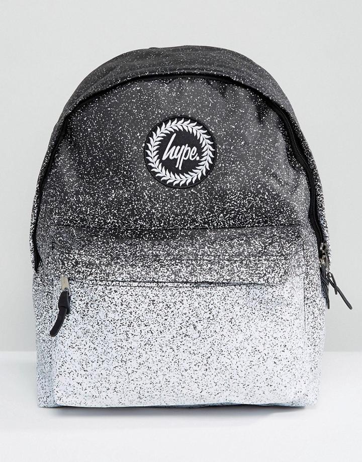 Hype Monochrome Speckle Fade Backpack - Multi