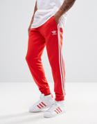 Adidas Originals Trefoil Cuffed Joggers Ay7703 - Red